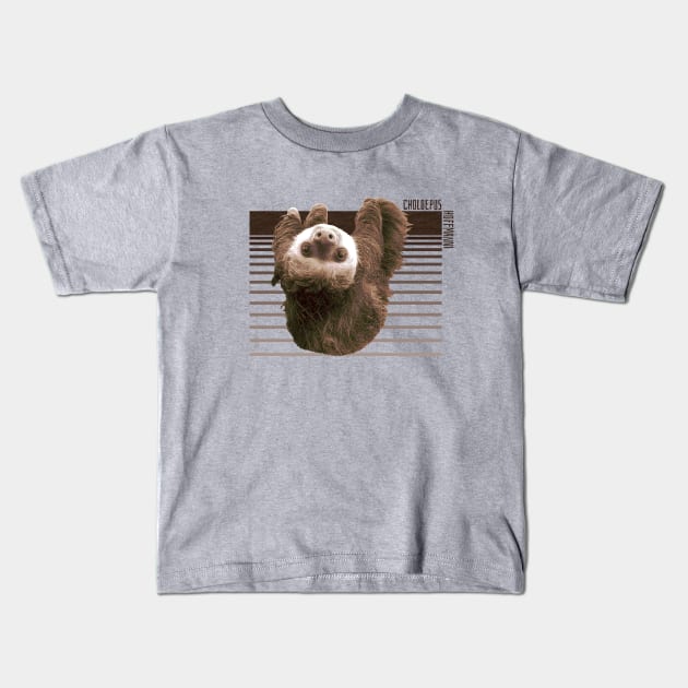 Hoffman's Two-Toed Sloth Kids T-Shirt by MadLils